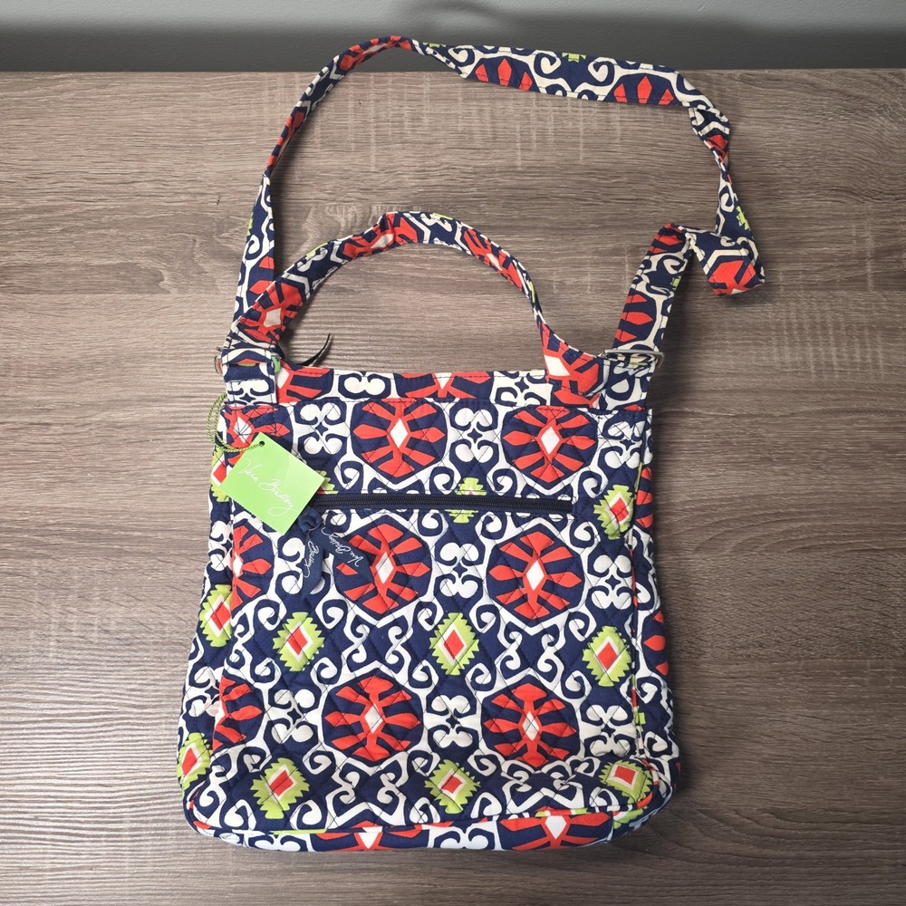 Vera Bradley Mailbag Sun Valley Quilted Cotton Crossbody Bag 12467-139 NWT